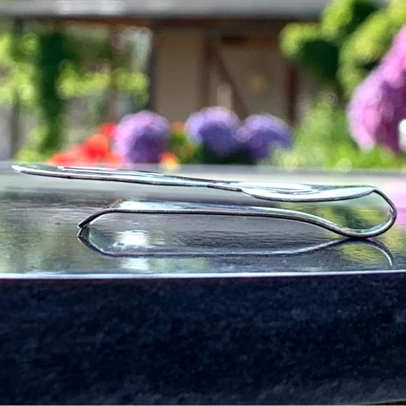 Sterling Silver Dollar Sign Money Clip - Picture 3 of 3